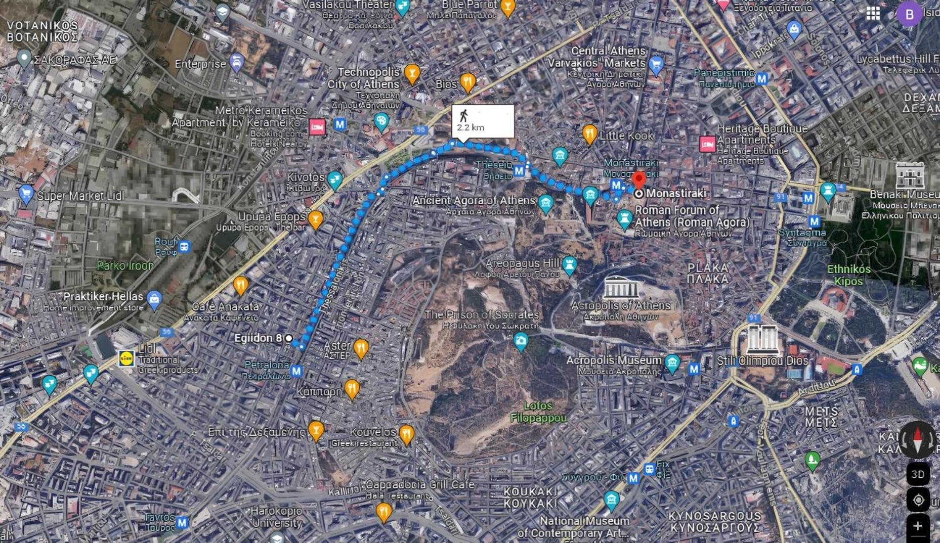 Veggera Apt Athens Center,Petralona Station 外观 照片